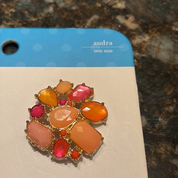 Lindsay Phillips Audra pink and orange snaps for sandals - Picture 2 of 4